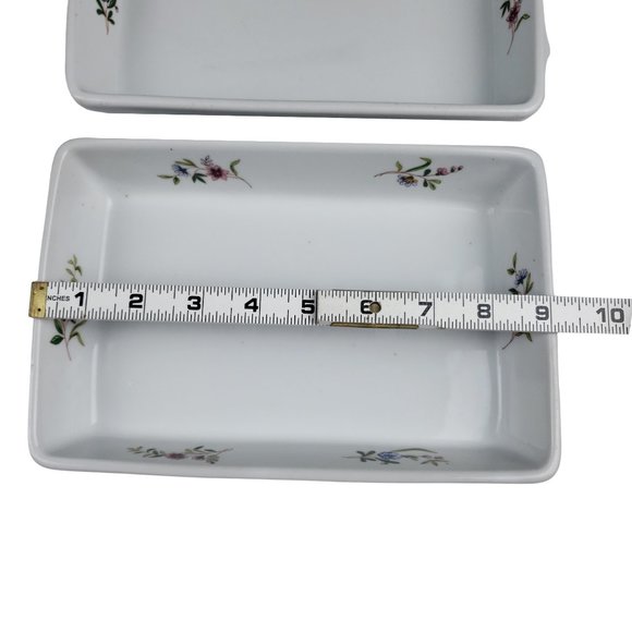 BIA Cordon Bleu 2 Rectangle Personal Baking Dishes Versailles Margot Frieda - Picture 3 of 7